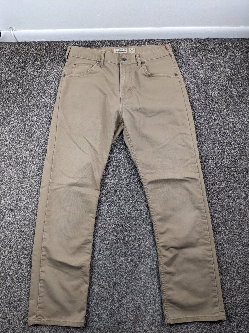 2021 Patagonia Pants Jeans Performance Twill Iron Clad Mojave Khaki 32x30 $109